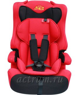 Детское автокресло  Actrum LB-513C RED BLACK (черный с красным)